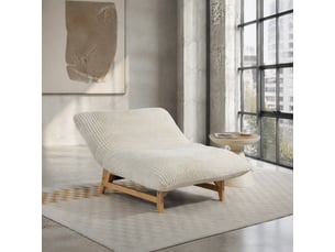 Fauteuil poire adulte 110x74x60 cm, grand format, avec dossier, chaise relax ergonomique, velours côtelé, couleur blanc