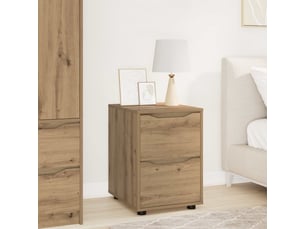 Commode 1 tiroir(s) <strong></strong> <strong></strong> coloris bois clair largeur 40 cm