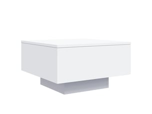 Table basse rectangulaire coloris blanc  