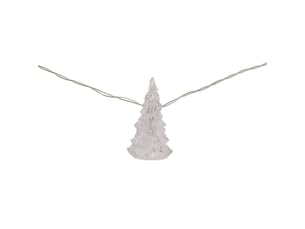 Guirlande lumineuse sapin 1,35 m 10 led blanc chaud à piles