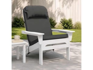 Coussin de transat ensoleillé, coussin pour bain de soleil 100 % polyester anthracite cf55988
