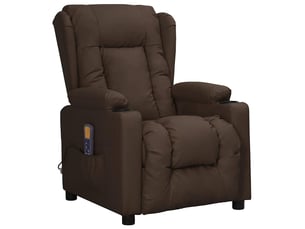 Fauteuil fixe <strong></strong> <strong></strong> Polyester marron