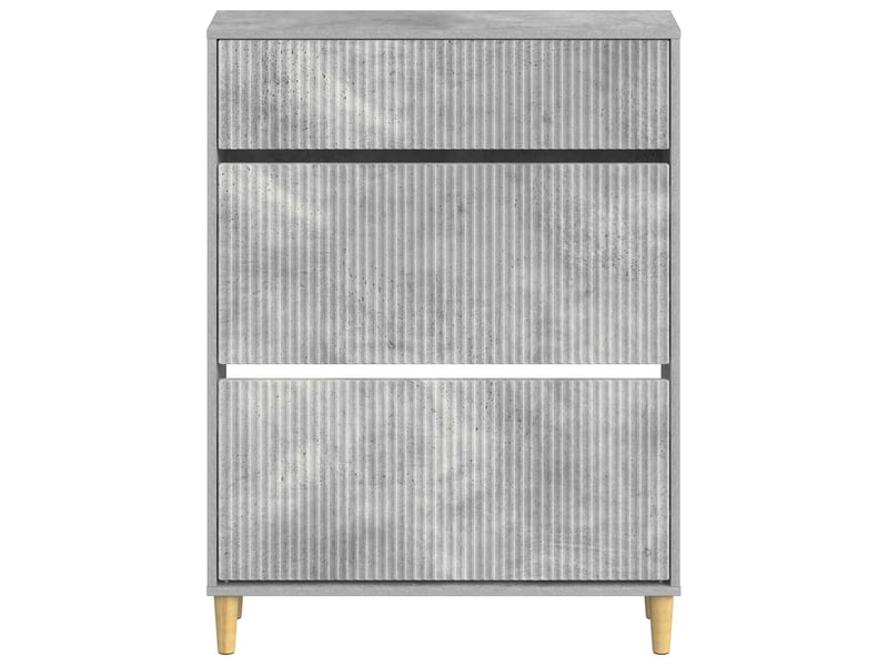 Meuble à chaussure, cabinet à chaussures arnhem 78x24x103 cm bois d'ingénierie shl1408  - Conforama D