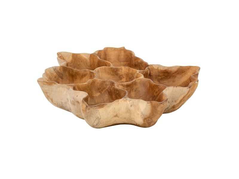  Plateau déco en bois ella 64cm naturel  - Conforama A