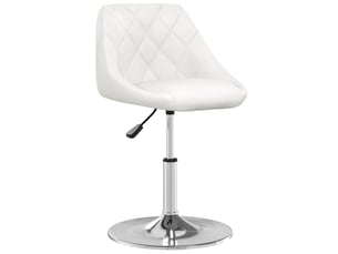 Tabouret de bar, chaise de bar blanc similicuir shl28343