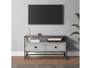 Meuble tv coloris gris 80 cm <strong></strong>  <strong></strong>