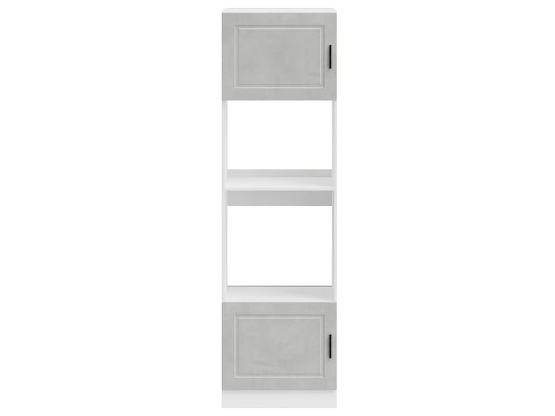  Meuble de rangement, armoires de four porto gris béton bois d'ingénierie  - Conforama D