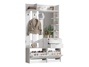Buffet 2 porte(s) 2 tiroir(s) <strong>RAELUNYI</strong> <strong></strong> - 34 cm coloris blanc