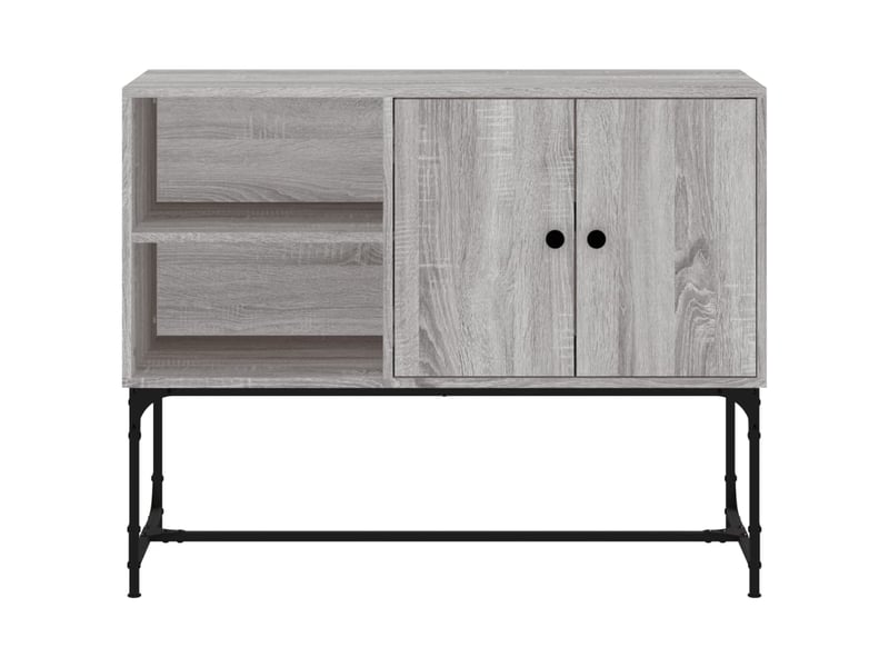  Buffet - bahut - meuble de rangement sonoma gris 100x40x79,5 cm bois d'ingénierie  - Conforama E