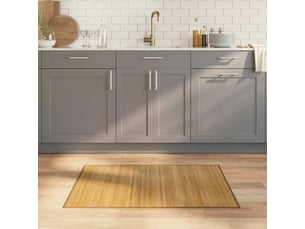 Tapis de salon - tapis rectangulaire naturel 70x100 cm bambou