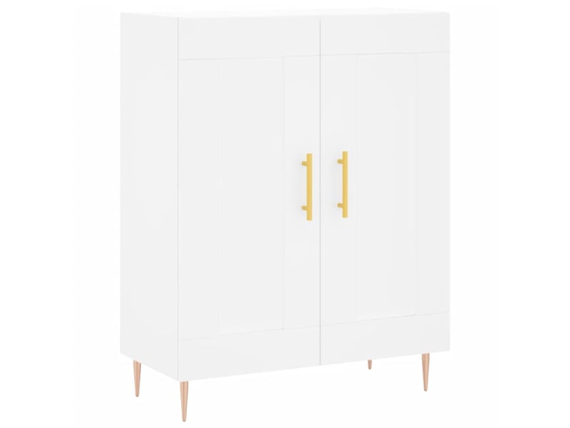  Buffet - bahut - meuble de rangement blanc 69,5x34x90 cm bois d'ingénierie  - Conforama A