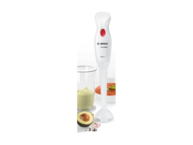  Bosch - mixeur plongeant 400w blancrouge  msm14100 - clevermixx MSM14100 - Conforama C
