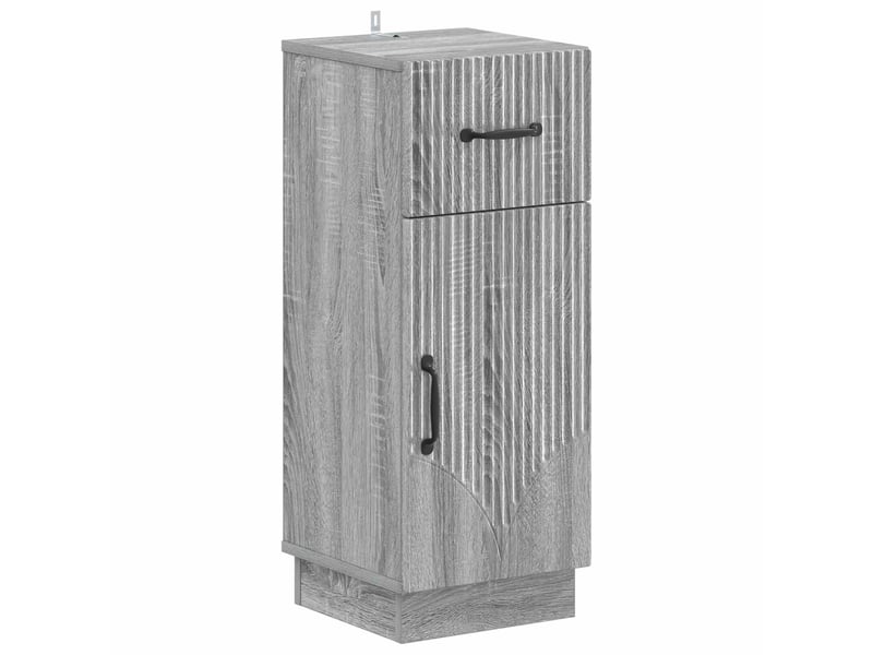  Ensemble de 2 meubles de salle de bain hoorn sonoma gris cf63197  - Conforama D