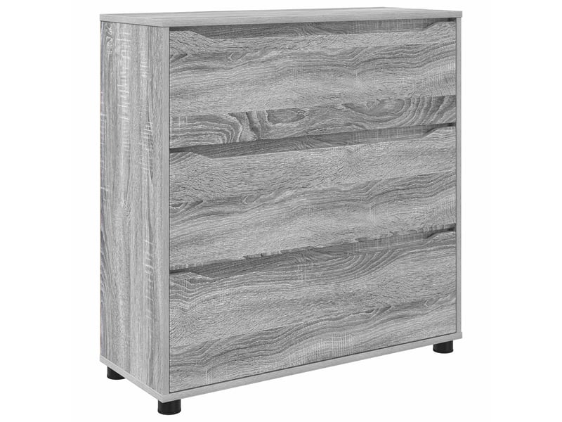  Armoire de rangement, commode de rangement 80 x 31 x 81 cm bois d'ingénierie shl1455  - Conforama A