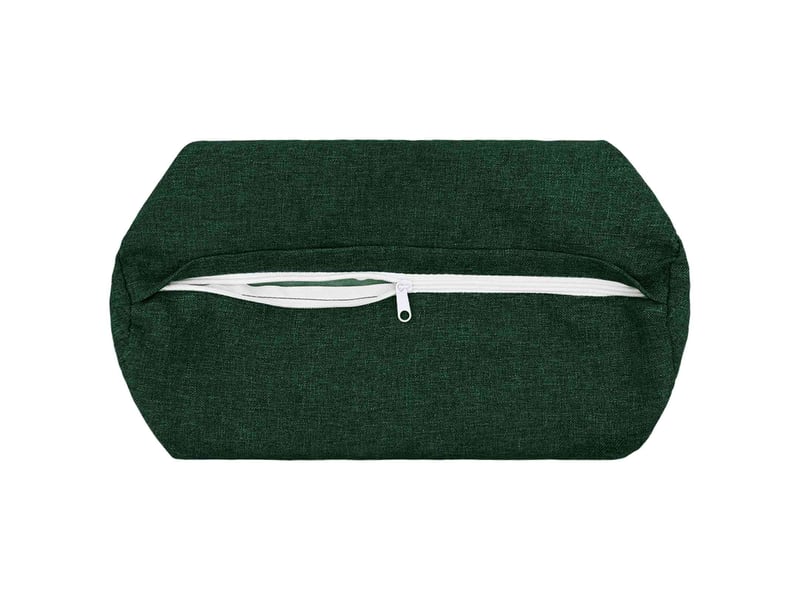  Lot de 6 coussins avec oreiller, coussins décoratifs heerlen vert foncé tissu cf50940  - Conforama D