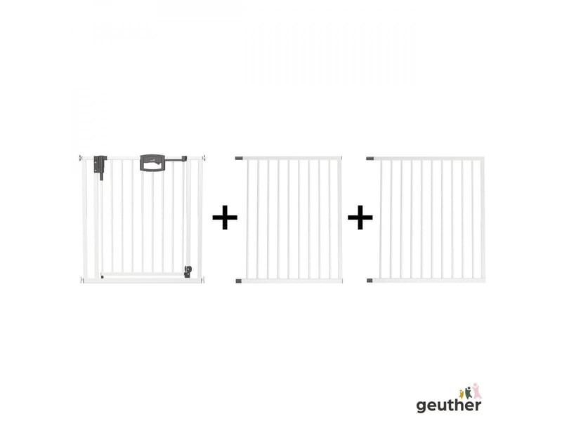  Barrière de porte à pression easylock plus métal  216,5 cm - 224,5 cm blanc SET4792_0095VS_0096VS - Conforama A