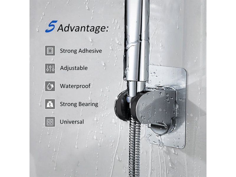  Douche d'extérieur, ensemble de douche avec écran led, 4 modes de douche, douchette, rechargeable 6000 mah, idéale pour le camping et la plage, noire  - Conforama D