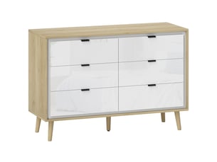 Chiffonnier    <strong></strong> <strong></strong> coloris blanc