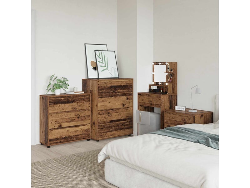  Armoire de rangement, commode de rangement 80 x 31 x 81 cm bois d'ingénierie shl5147  - Conforama D