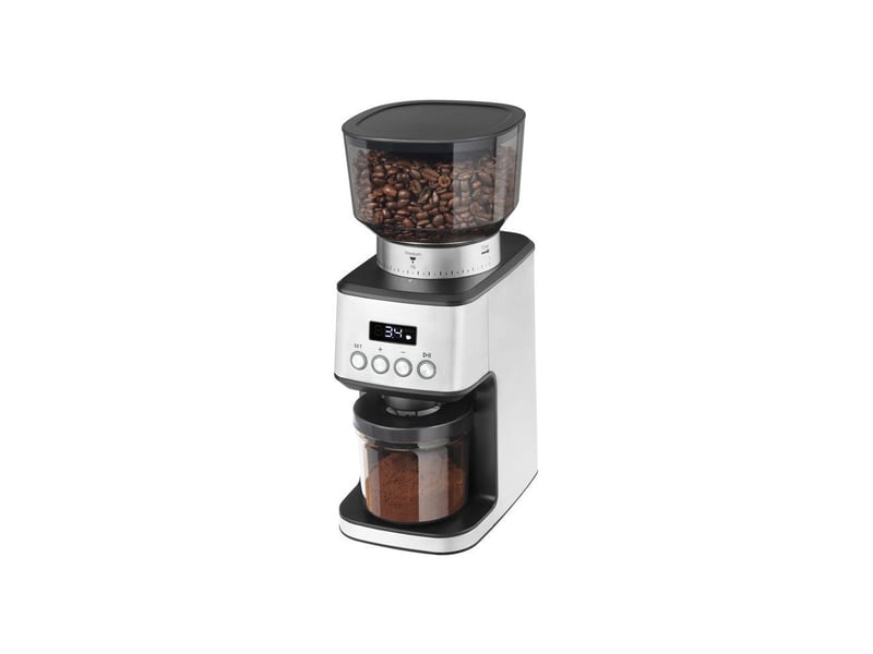  Moulin a cafe electrique 31 reglages lcd bac 250 g inox CAT8590669322459 - Conforama C