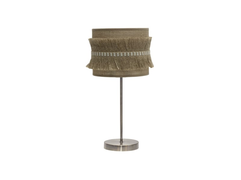  Lampe à poser fabrilamp kala toile de jute 1 x e14 43 x 17 x 17 cm 186771014 - Conforama A
