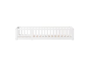 Lit simple 90x200 cm Lonelyo coloris blanc