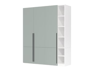 Armoire <strong>LEYTN</strong> <strong></strong> coloris gris largeur 160 cm