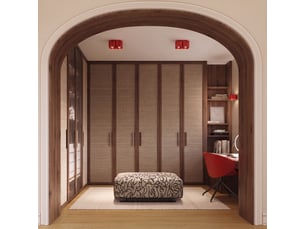 Plafonnier ovio 2 rouge gu10 aluminium moderne 12x24.5x12cm