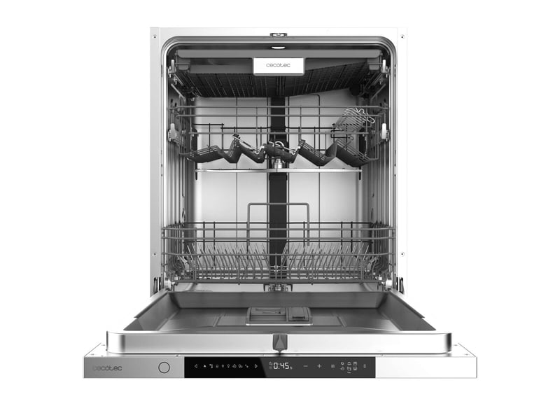 Cecotec lave-vaisselle intégrable aguazero 8001 full bi b 14 couvert blanc 60 cm  - Conforama D