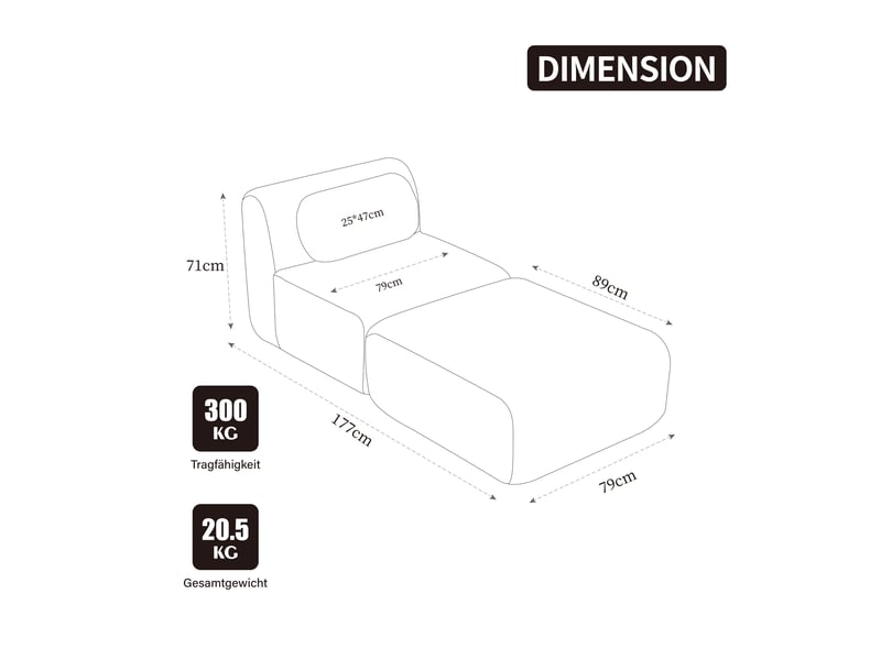 Canapé de salon, canapé pour séjour, camel, pour salon et séjour, pour intérieur, mobilier pour espace de vie - Conforama W