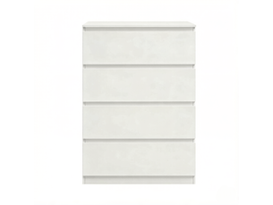 Commode 4 tiroirs meuble de rangement blanc 60 x 40 x 90 cm