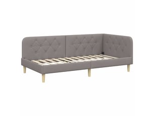Lit simple 100x200 cm    coloris taupe