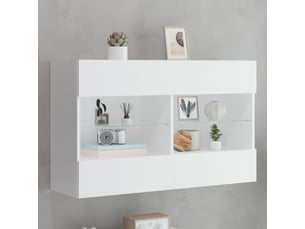 Meuble tv coloris blanc 98.5 cm <strong></strong> <strong></strong>