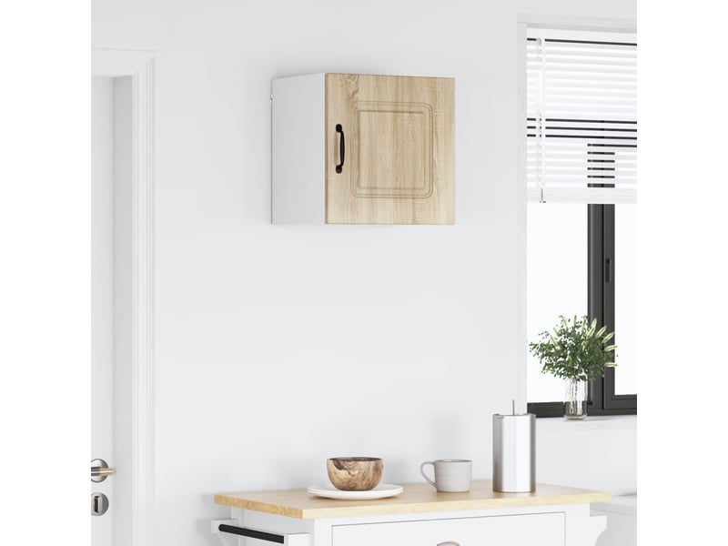 Meuble mural de cuisine | armoire de cuisine chêne sonoma 40x31x40cm shl8509 - Conforama D