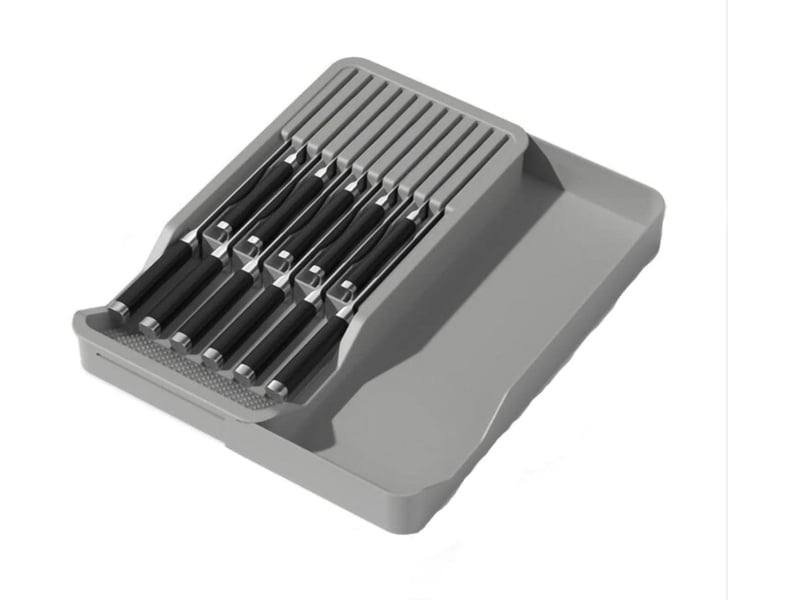 Porte-couteaux (gris), porte-couteaux, porte-couteaux de cuisine, rangement de couteaux, porte-couteaux de comptoir - conçu pour les cuisines, les hôt A-G-002662 - Conforama A