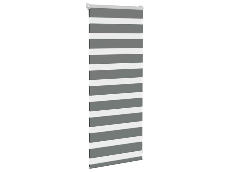  Store zèbre, store de fenêtre gris foncé largeur du tissu 50,9 cm polyester cf48607  - Conforama C
