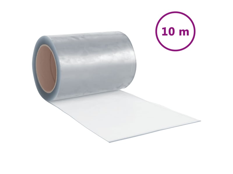  Rideau de porte transparent 300 mmx2,6 mm 10 m pvc cf43631  - Conforama A