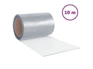 Rideau de porte transparent 300 mmx2,6 mm 10 m pvc cf43631