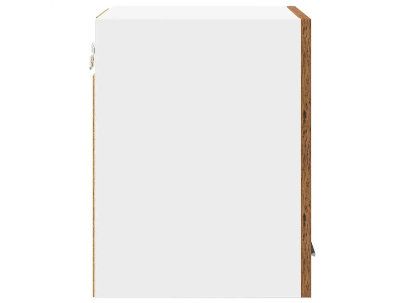  Lot de 2 armoires suspendues dessin moderne rangement efficace 30 x 31 x 40 cm en bois d'ingénierie blanc 02_0053174  - Conforama D