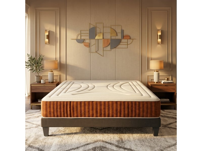  Matelas mémoire de forme 34 cm jacobin 140x190 3MA191.1419 - Conforama B