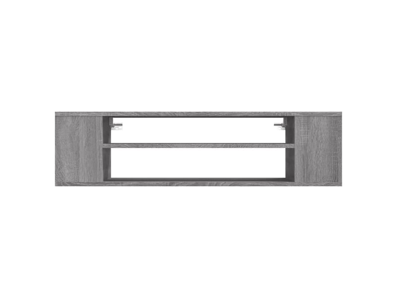  Armoire tv suspendue sonoma gris 100x30x26,5 cm bois ingénierie  - Conforama D
