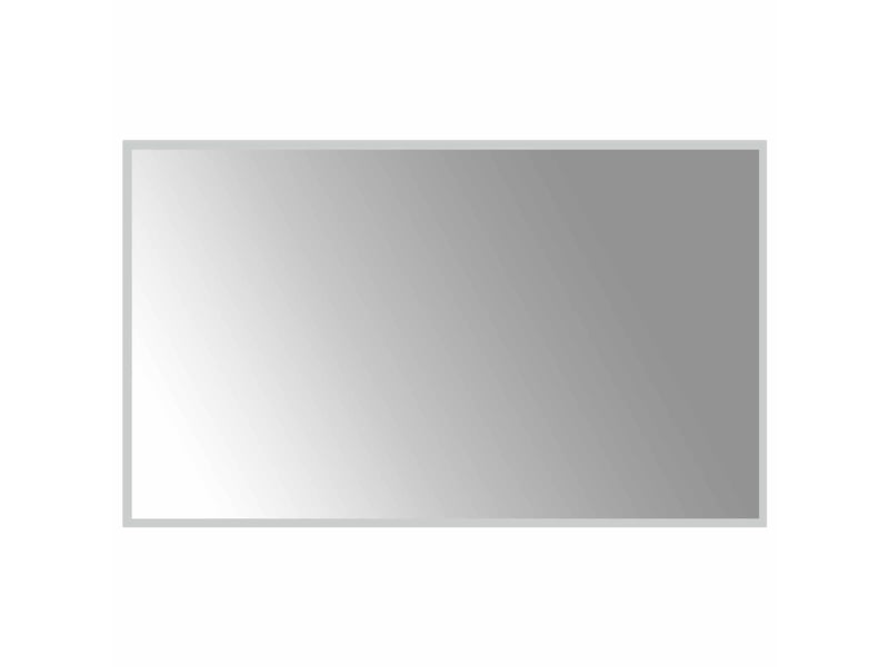  Miroir de salle de bain, miroir de toilette led avec miroir transparent 100 x 60 cm cf62557  - Conforama A