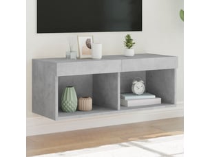 Meuble tv coloris gris 80 cm <strong></strong>  <strong></strong>