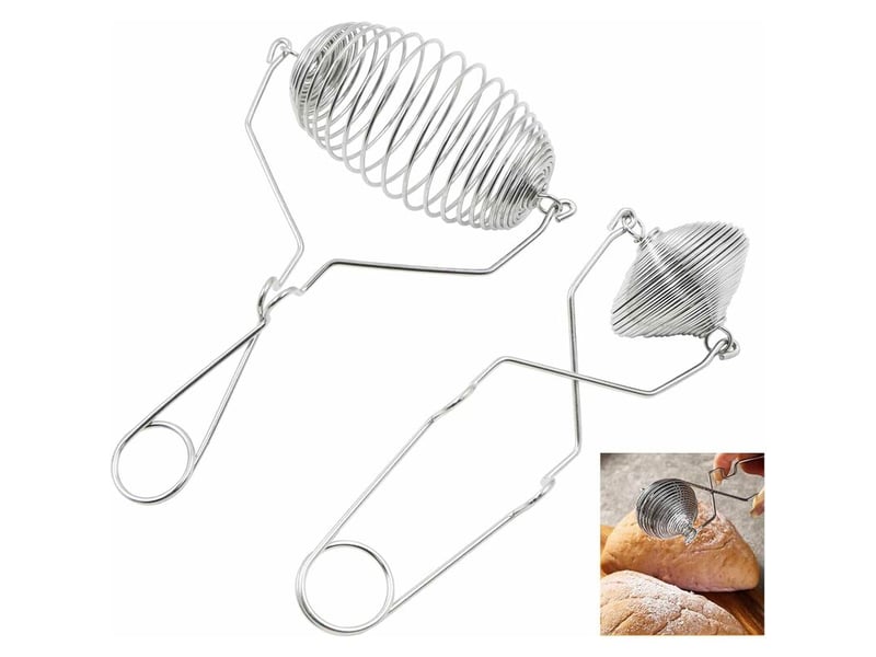  Lot de 2 saupoudreurs en acier inoxydable : tamis à sucre glace et à farine, pour sel, épices et pâtisserie ASD003953 - Conforama A