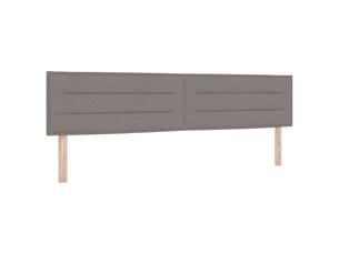 Tete de lit  largeur 200 cm   taupe