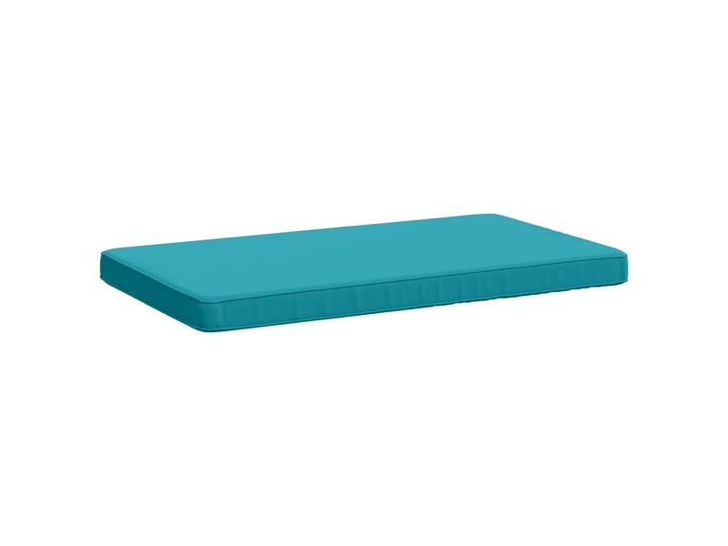  Lot de 2 coussins de banc, coussins d'assise vught 100 % polyester turquoise cf58182  - Conforama D