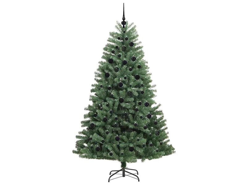  Sapin de noël, arbre de noël artificiel à branches articulées vert 210 cm cf61100  - Conforama D