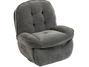 Fauteuil relax manuel  <strong>BEAOK</strong> Polyester gris