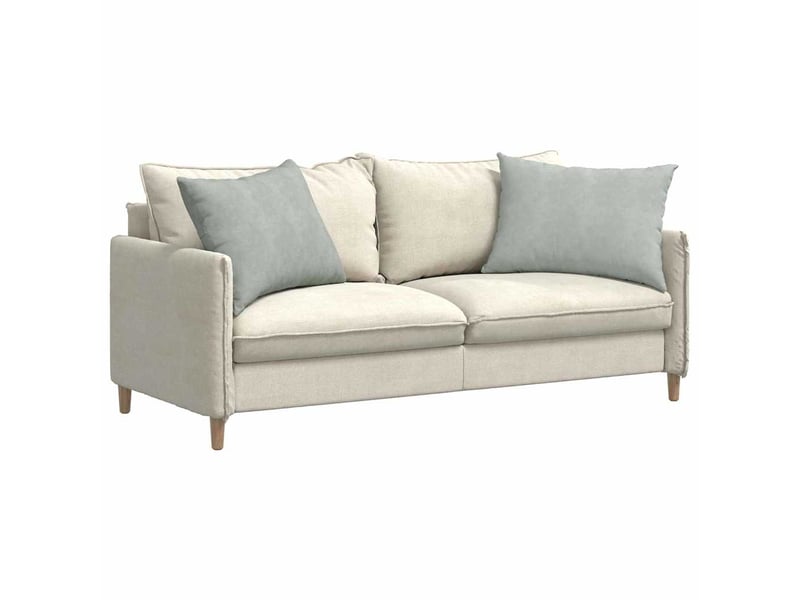  Lot de 2 coussins de canapé, coussins décoratifs gris clair 70 x 50 cm cf59075  - Conforama C