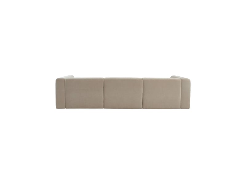  Canapé 4 places tissu beige - kosmo  - Conforama C